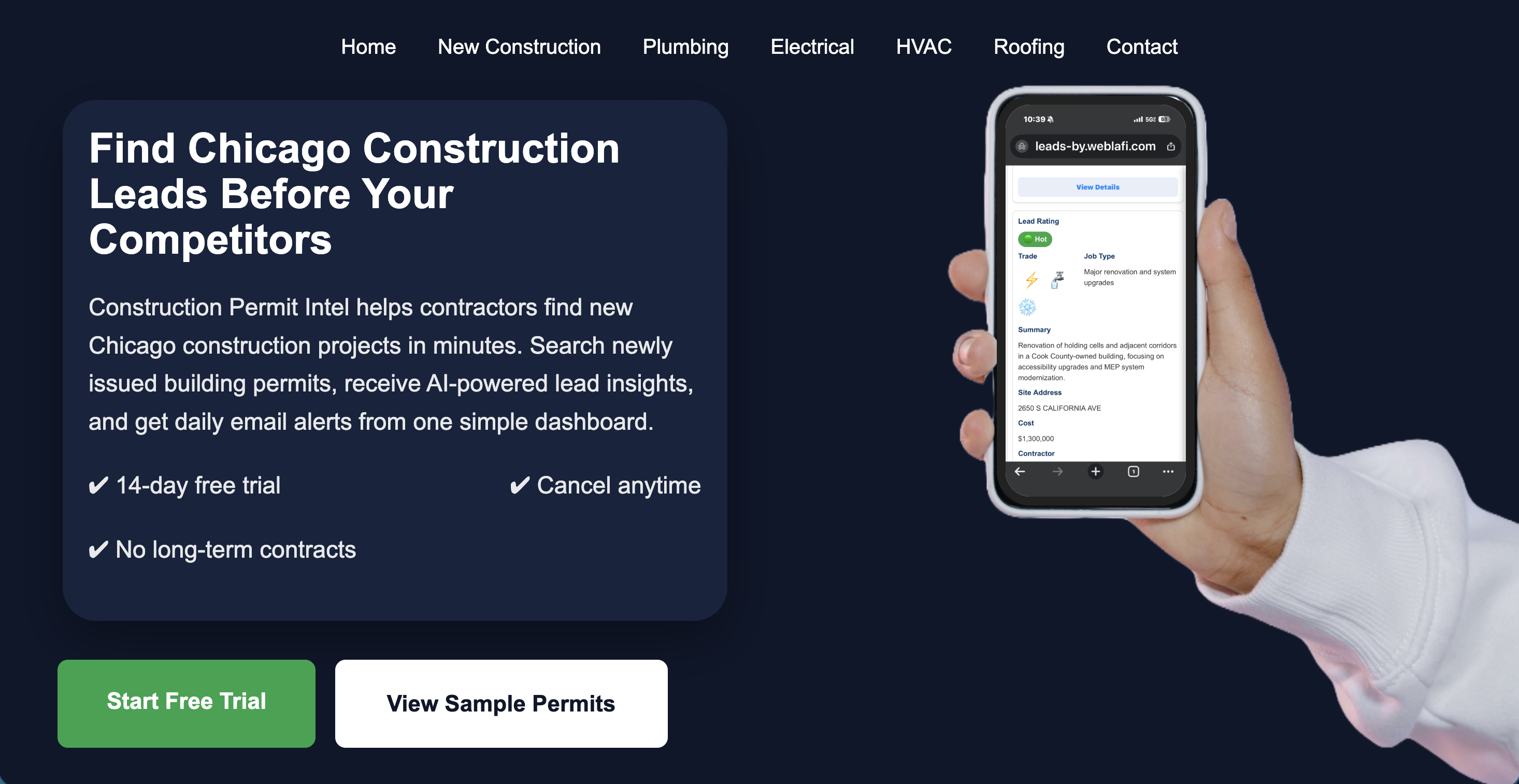 leads-by.weblafi.com landing page