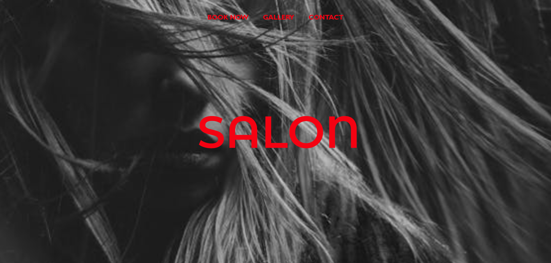 nail salon landing page